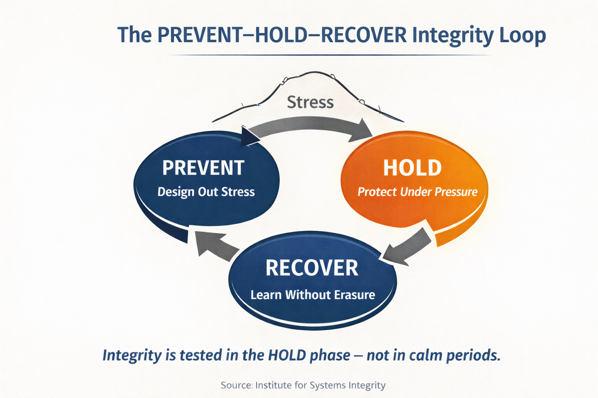 Toolkit Framework # 3 PREVENT–HOLD–RECOVER Integrity Loop