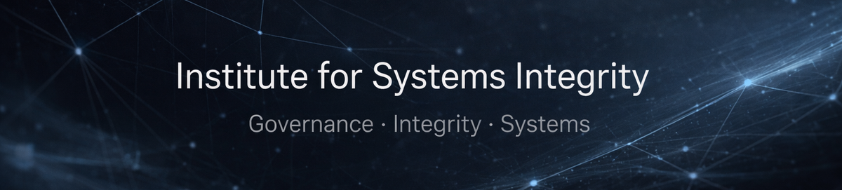 Concepts — Institute for Systems Integrity (ISI)