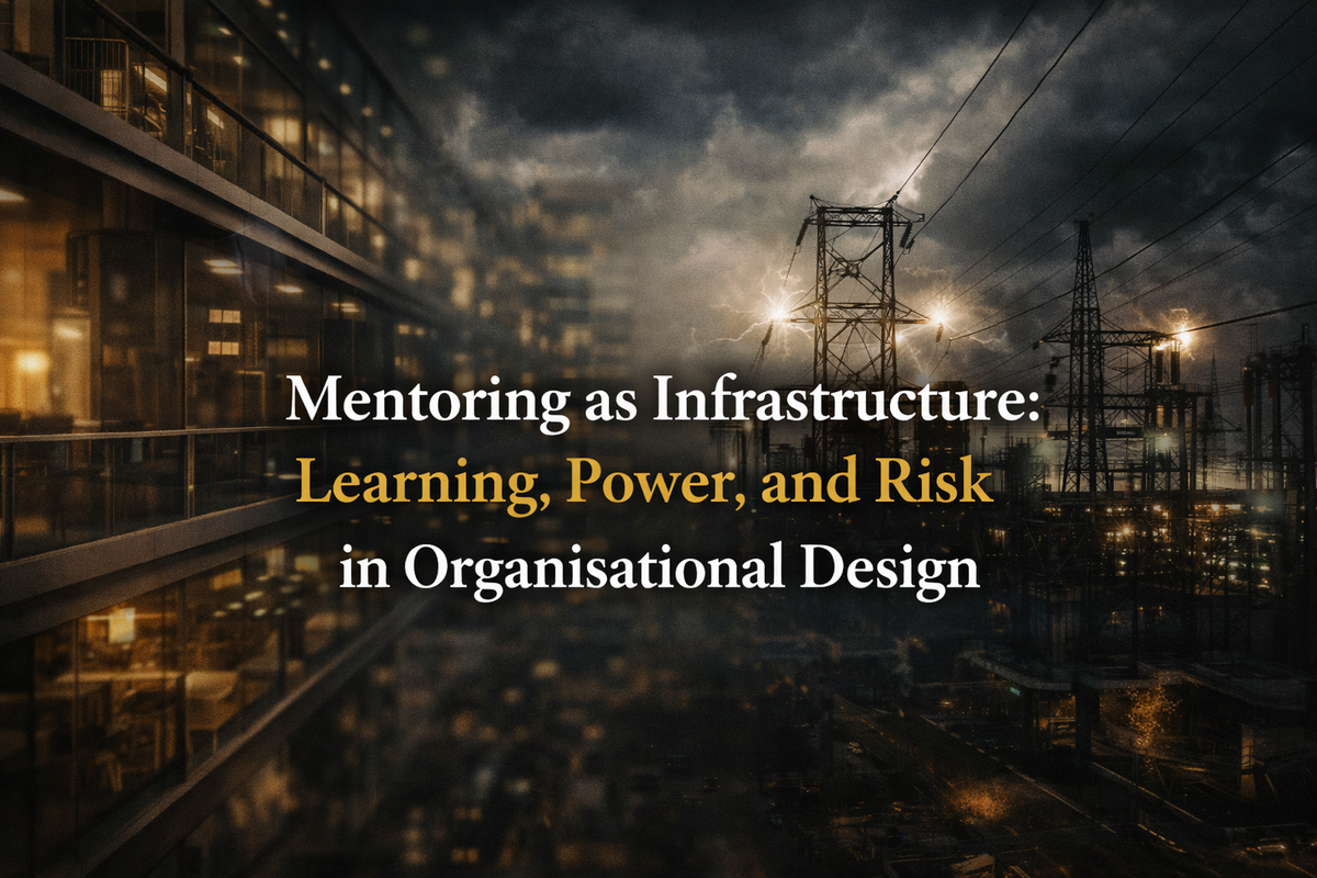 Mentoring as Infrastructure: Learning, Power, and Risk in Organisational Design
