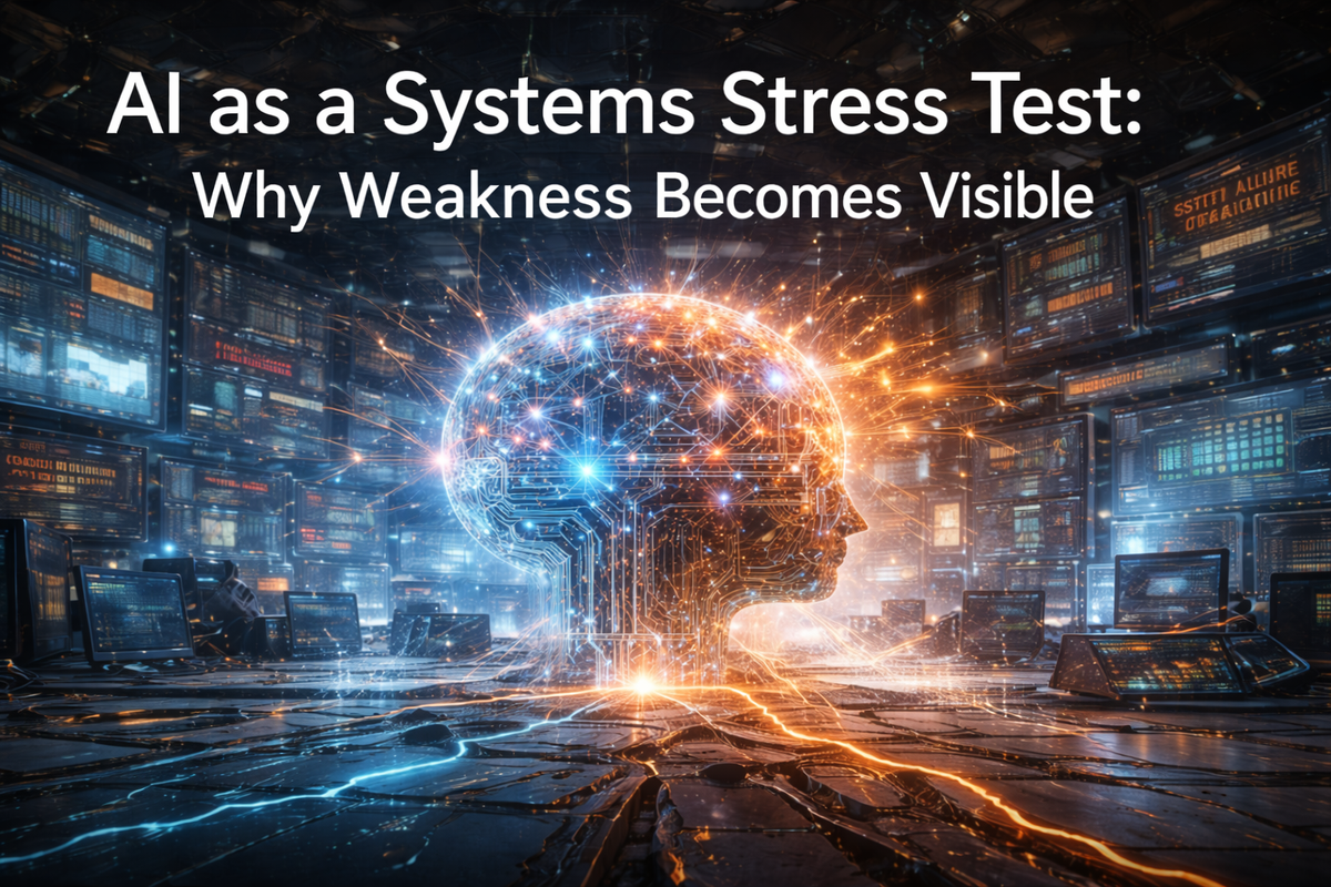 **AI as a Systems Stress Test: Why Weakness Becomes Visible**