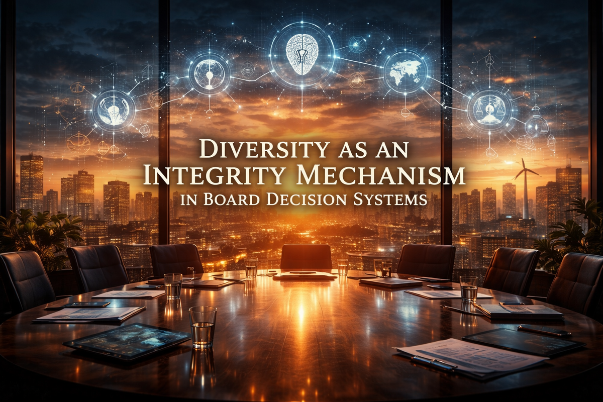Diversity as an Integrity Mechanism in Board Decision Systems