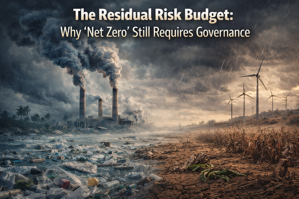The Residual Risk Budget: Why “Net Zero” Still Requires Governance